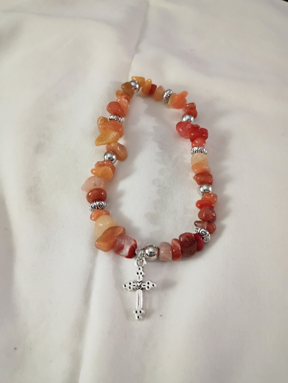 Homemade Irregular Stretchy Crystals and Gemstones Chips Women Bracelets